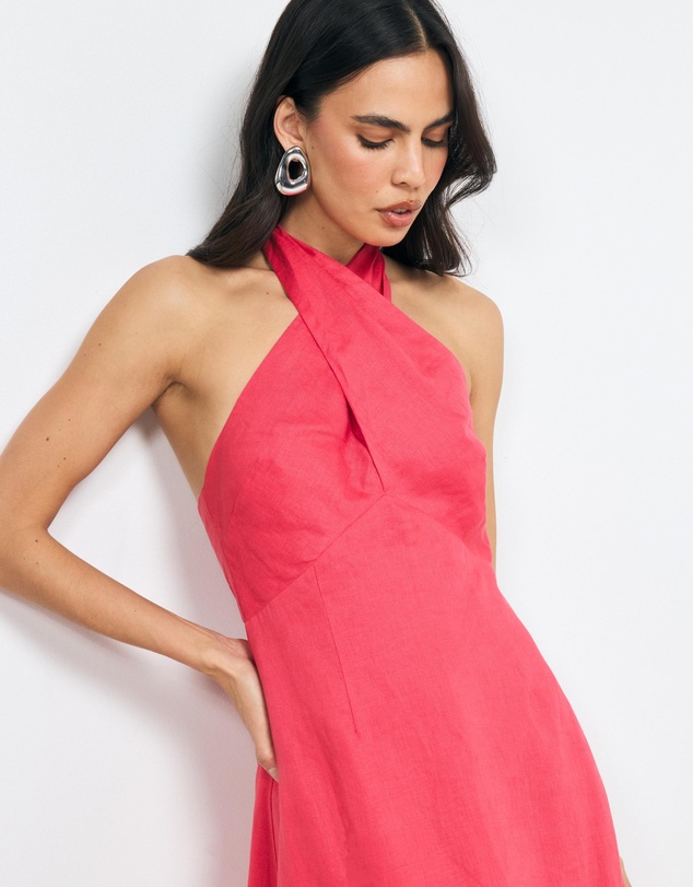 AERE - Celia Halter Maxi Dress