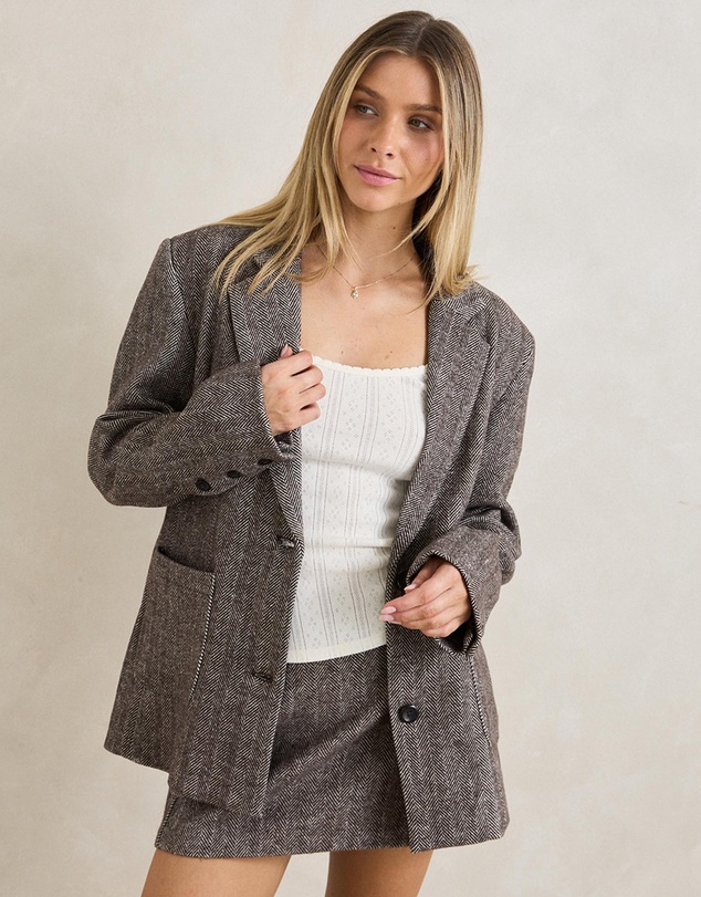 Rhythm - Herringbone Blazer