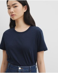 Country Road - Australian Good Earth Cotton Slub Short Sleeve T-shirt