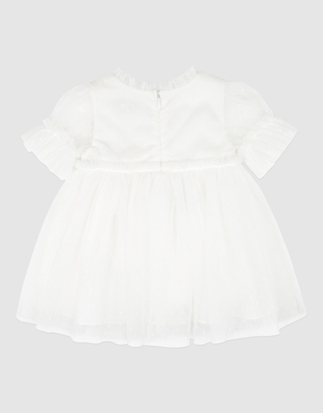 Bebe by Minihaha - Tulle Emb Floral SS Dress
