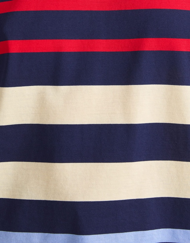 Sportscraft - Multi Stripe Half Sleeve Mercerised Tee