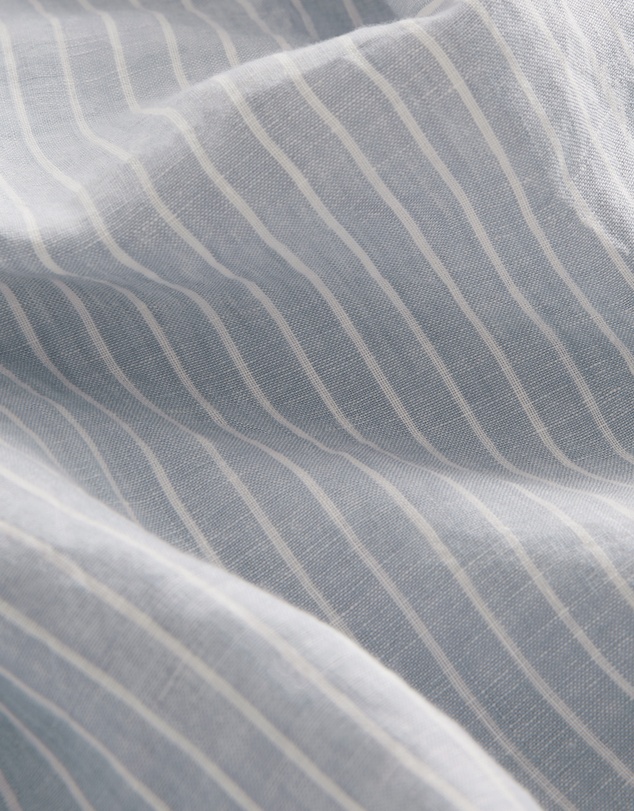 Country Road - Skye Linen Queen Flat Sheet