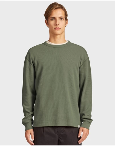 Academy Brand - Perry LS Waffle Crew