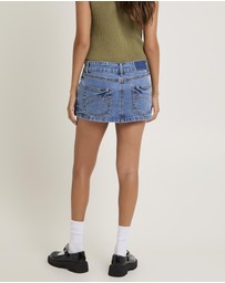 Insight - Niche Denim Mini Skirt