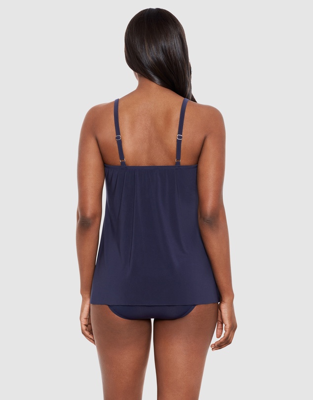 Miraclesuit Swimwear  - Marina Draped Underwired Tankini Top