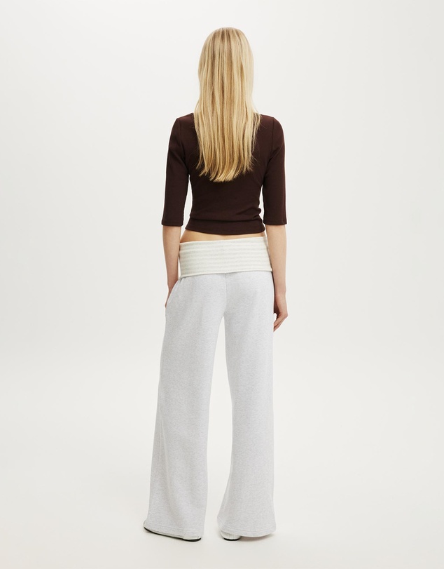 Cotton On - Fold Over Waistband Sweatpant