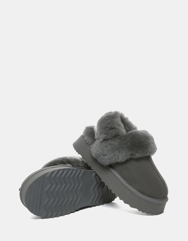 EVERAU - Australian Shepherd Ugg Musa Platform Cow Suede Upper House Shoes