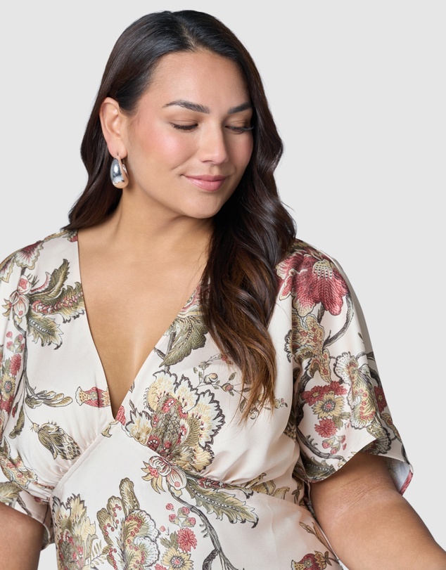Pink Dusk by Curve Project - Want It All Maxi Dress