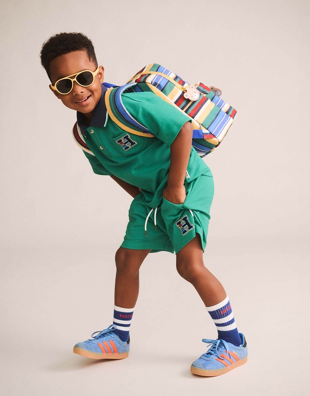 Huxbaby - Collegiate Pique Polo - Babies-Teens