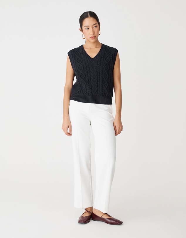 Forcast - Poppy Sleeveless Cable Knit