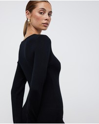 Sofia Irina - Knit Key Hole Dress