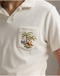 Polo Ralph Lauren - Custom Slim Embroidered Terry Polo Shirt