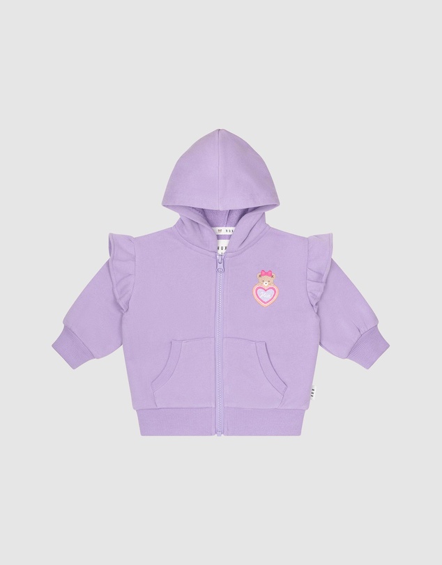 Huxbaby - Lavender Zip Through - Babies-Kids