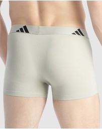 adidas Sportswear - 3 Pack Active Flex Cotton Trunk Underwear