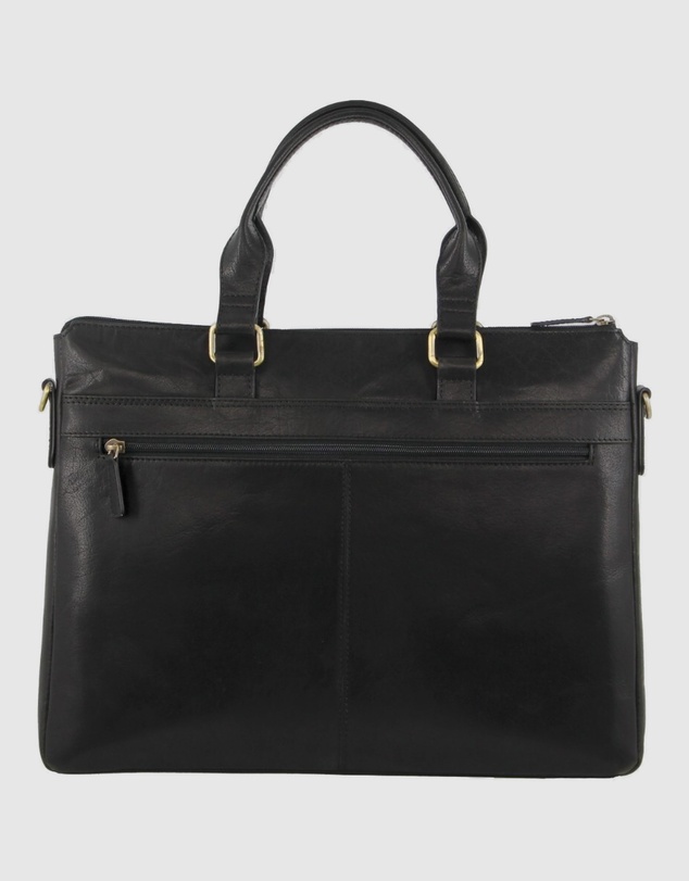 Pierre Cardin - Leather Laptop Briefcase