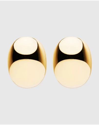 Najo - Fairwinds Yellow Gold Stud Earrings