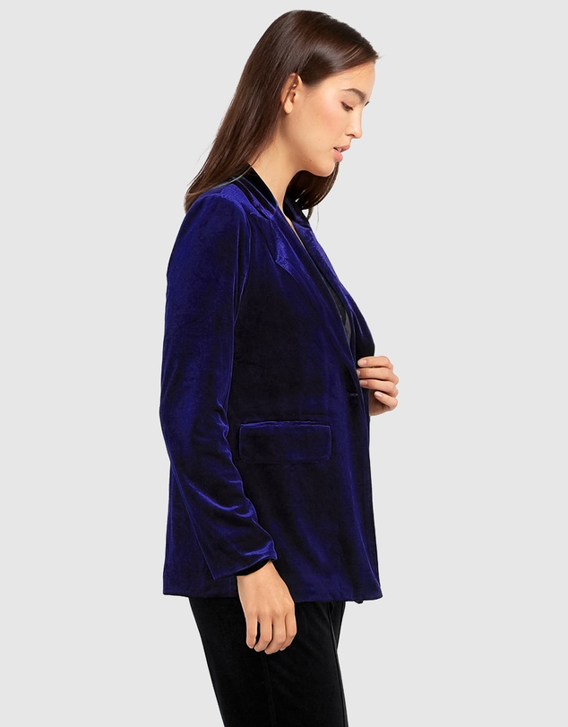 Belle & Bloom - Eternity Oversized Velvet Blazer