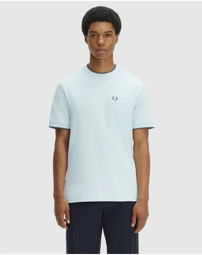 Fred Perry - Pocket Detail Pique T-Shirt