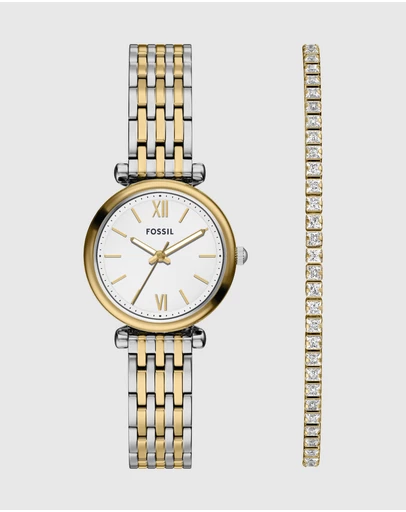 Fossil - Carlie Two Tone Analogue Watch