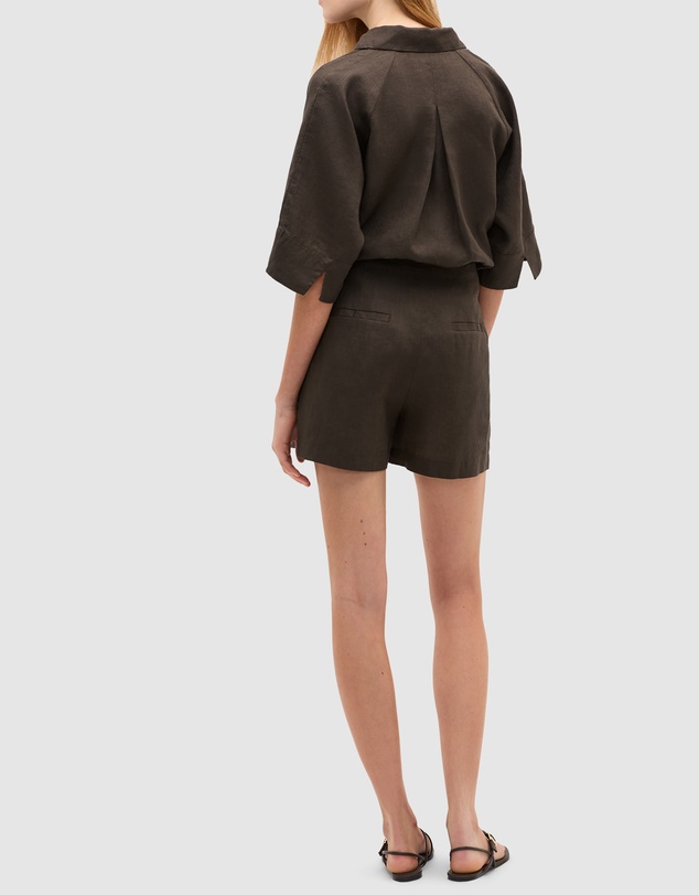 Seed Heritage - Core Linen High Rise Short