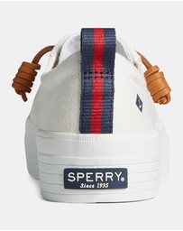 Sperry - Crest Vibe Platform Canvas White- Women's