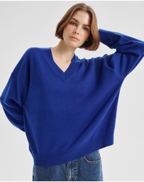 Morrison - Payton V-Neck Merino Knit Pullover