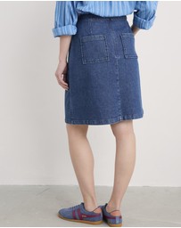 Seasalt - Seasalt Cornwall Blue Dovetail Skirt