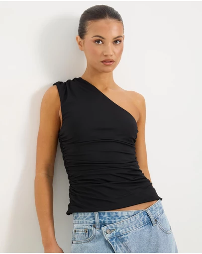 Calli - Jesse Asymmetrical One Shoulder Top