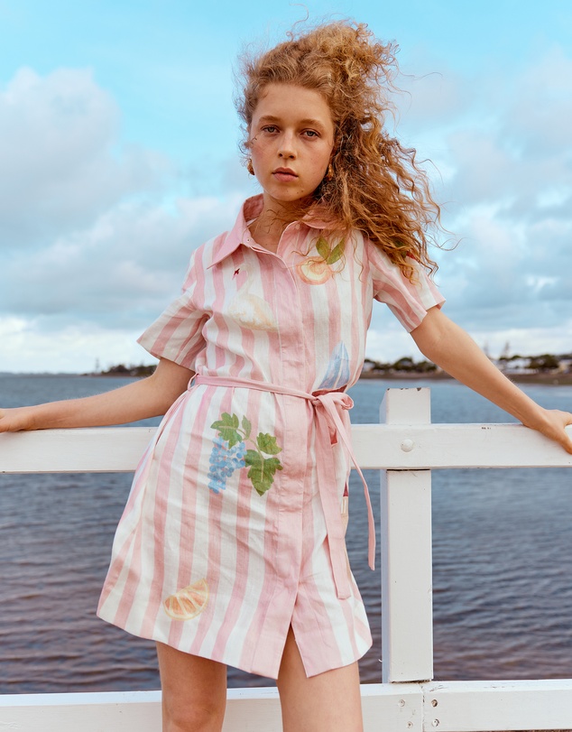 SMWR. by The Somewhere Co - Boat Days Mini Shirt Dress
