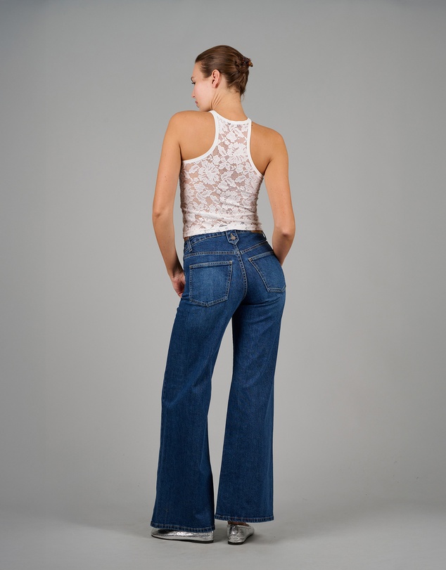 Love and Nostalgia - The Good Girl Super Racer Back - White
