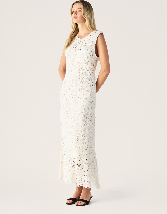 MOS The Label - Anouk Crochet Maxi Dress