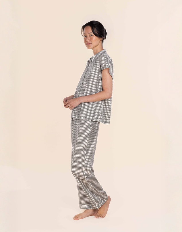 Gingerlilly - Marlie Diamond Print Cotton PJ