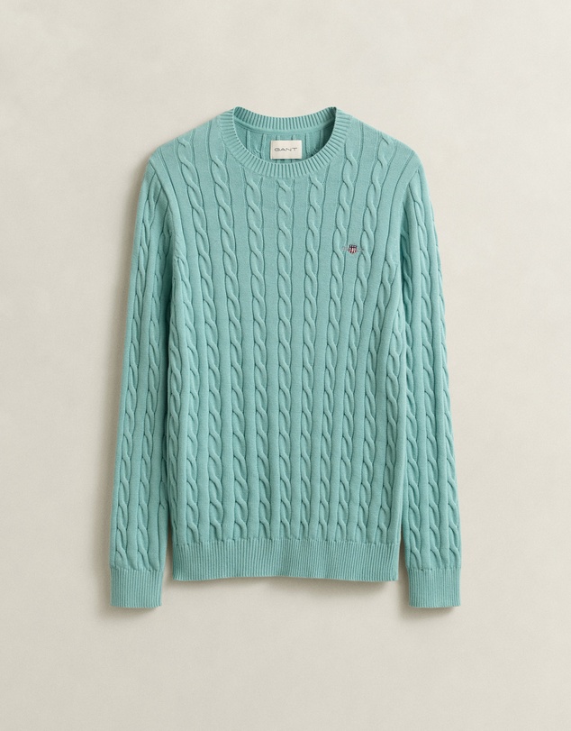 Gant - Cotton Cable Crew Neck