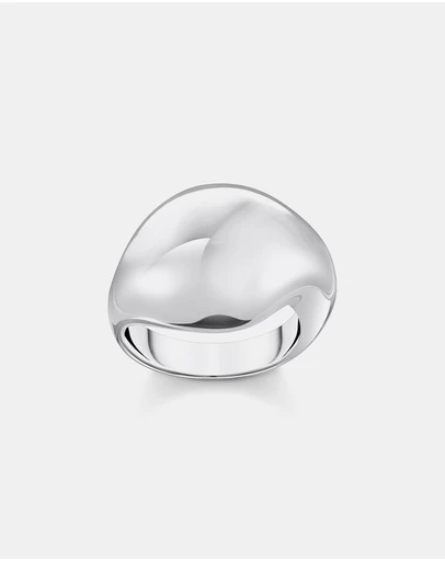 THOMAS SABO - Ring in organic drop-shape silver