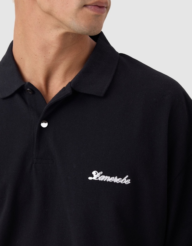 Zanerobe - Box Crop Polo Black