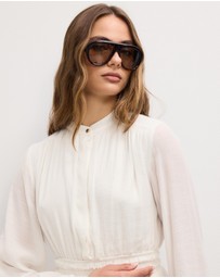 The Fated - Della Long Sleeve Gathered Mini Dress