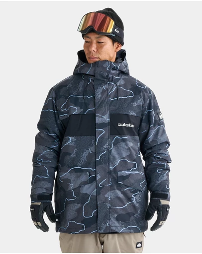 Quiksilver - Mens Mission Printed Block Snow Jacket