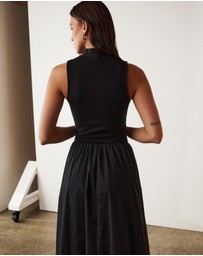 Atmos&Here - Annie Contrast Midi Dress