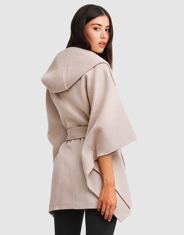 Belle & Bloom - Jackson Landing Wool Blend Cape Coat