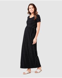 Ripe Maternity - Maxi Crop Top Nursing Dress