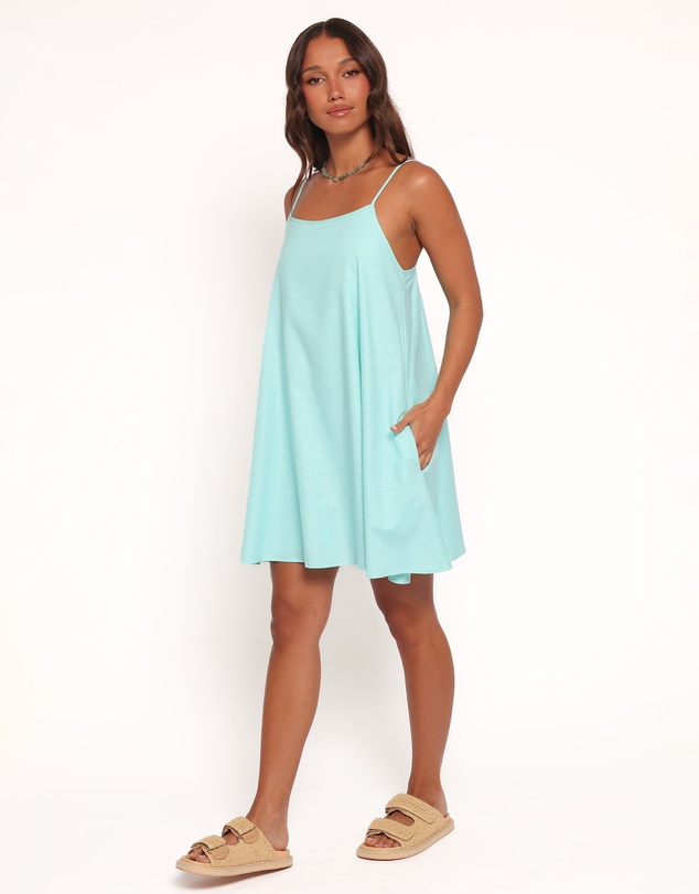 Petal & Pup - Cloella Mini Dress - Aqua