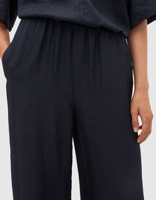 Seed Heritage - Textured Satin Easy Wide Leg Pant