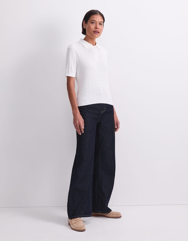 Sportscraft - Chiffon Cotton Cable Polo