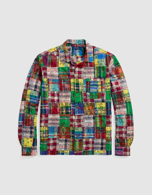 Polo Ralph Lauren - Classic Fit Patchwork Madras Camp Shirt
