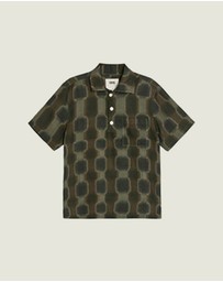OAS Company - Taupe Totemic Girona Linen Shirt