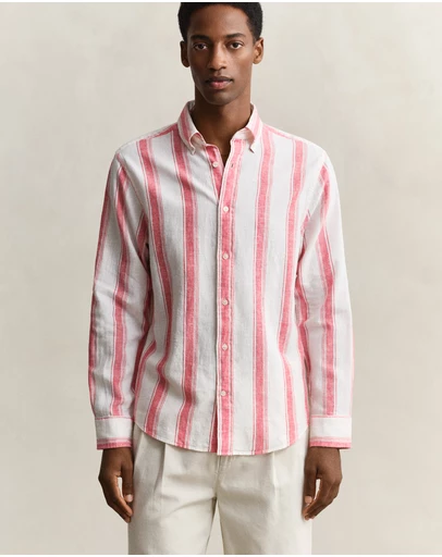 Gant - Cotton Linen Stripe Shirt