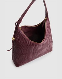 Evity - Nina Leather Weave Hobo Bag