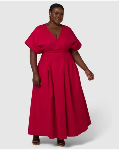Pink Dusk by Curve Project - Magnetic Pull Maxi Dress