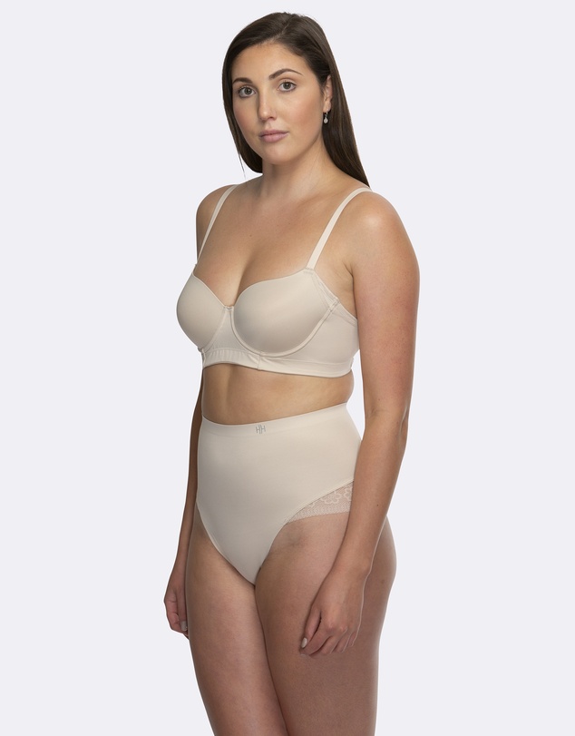 Hush Hush - Essensual Firm Control Thong Back Briefs