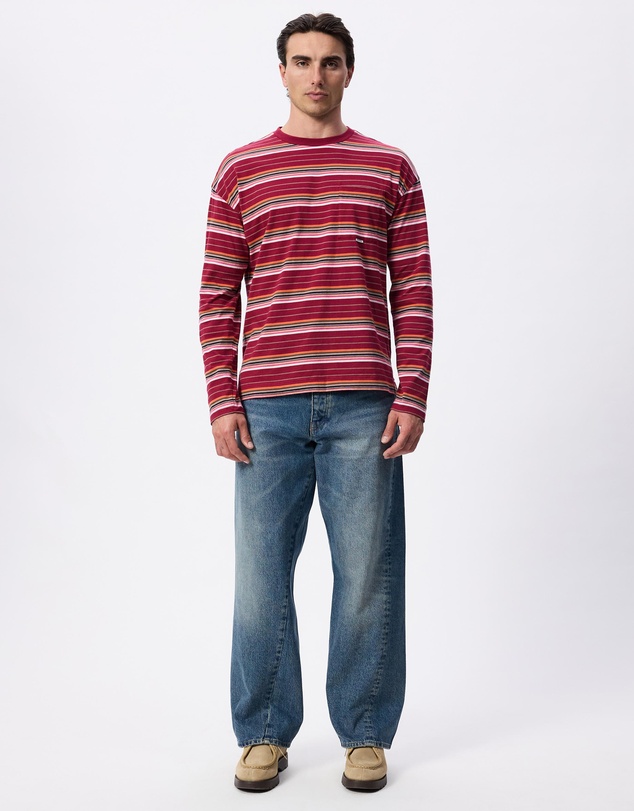 Sunflower - Stripe LS Pocket Tee